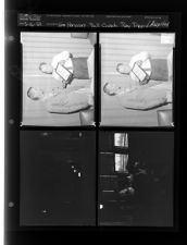 Honorary ball coach Ray Tripp; Hospital (2 Negatives (May 16, 1959) [Sleeve 46, Folder a, Box 18]