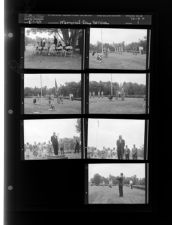Memorial Day service (7 Negatives (June 1, 1959) [Sleeve 1, Folder b, Box 18]
