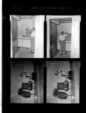 New office for Chief of Police; Civitan Club donates music instruments to Rose High (2 Negatives (June 10, 1959) [Sleeve 13, Folder b, Box 18]