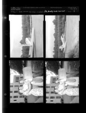 Airplane crashed; No penalty cards sent out (4 Negatives (August 1, 1959) [Sleeve 4, Folder d, Box 18]