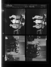 Safe driver; E.C.C. faculty (4 Negatives (September 5, 1959) [Sleeve 10, Folder e, Box 18]