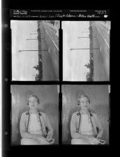 Football field; Helen Wolfe (4 Negatives (September 14, 1959) [Sleeve 40, Folder e, Box 18]