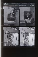 Safe crackers, Man in police car (4 Negatives (September 29, 1959) [Sleeve 67, Folder e, Box 18]
