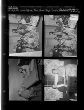 Party for Rose High girl; Man listing taxes; Woman reading (4 Negatives) January 2-3, 1959 [Sleeve 5, Folder a, Box 17]