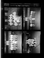Jr. High cheerleading (4 Negatives (January 23, 1959) [Sleeve 42, Folder a, Box 17]