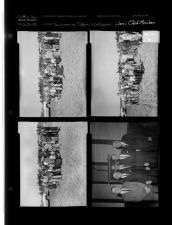 Swimming team welcome; Lion's Club members (2 Negatives (March 23, 1959) [Sleeve 41, Folder c, Box 17]