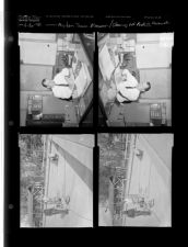 Ayden city manager; Cleaning out pools in Farmville (4 Negatives (April 16, 1959) [Sleeve 5, Folder e, Box 17]
