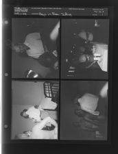 Boys in room talking (4 Negatives (September 1, 1958) [Sleeve 1, Folder a, Box 16]