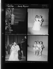Beauty pageant (4 Negatives (September 8, 1958) [Sleeve 7, Folder a, Box 16]