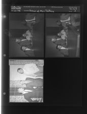 Group of men talking (3 Negatives (October 1, 1958) [Sleeve 2, Folder b, Box 16]