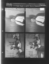 Jack Taylor in ad for Garris Grocery; Secretary (4 Negatives (October 10, 1958) [Sleeve 25, Folder b, Box 16]