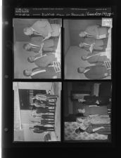 District men in Farmville; Group of men; Women's club (2 Negatives (October 14, 1958) [Sleeve 33, Folder b, Box 16]