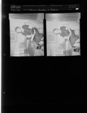 Woman reading in feature (2 Negatives (October 17, 1958) [Sleeve 46, Folder b, Box 16]