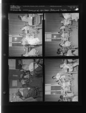 Group of Children around table (4 Negatives (October 27, 1958) [Sleeve 62, Folder b, Box 16]