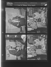Clues for robbery being sought (4 Negatives (October 28, 1958) [Sleeve 66, Folder b, Box 16]
