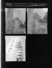 Man lost in woods; Monk plant in Farmville (3 Negatives (November 10, 1958) [Sleeve 33, Folder c, Box 16]