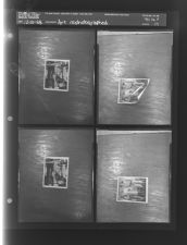 Art re-photographed (4 Negatives (December 10, 1958) [Sleeve 17, Folder d, Box 16]
