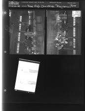 Rose High Christmas program; Twins (3 Negatives (December 20, 1958) [Sleeve 52, Folder d, Box 16]