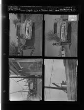 Wreck; Crane hit electrical wire (4 Negatives) December 26-29, 1958 [Sleeve 66, Folder d, Box 16]
