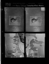 Re-photos of woman (possibly Agnus Fullilove); Kiwanis United Fund officers (4 Negatives) (May 1, 1958) [Sleeve 1, Folder a, Box 15]