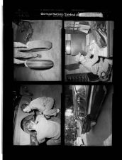 Garage feature; Dented car (4 Negatives) (May 15, 1958) [Sleeve 5, Folder b, Box 15]