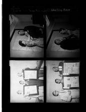 Poppy pin - West; Advertising award (4 Negatives) (May 22, 1958) [Sleeve 12, Folder b, Box 15]