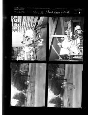 Belk's ad; Road closed (4 Negatives), June 16-17, 1958 [Sleeve 27, Folder c, Box 15]