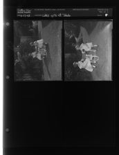 Little girls at table (2 Negatives) (June 17, 1958) [Sleeve 28, Folder c, Box 15]