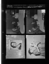 Salvation Army; Portrait of a girl; Woman holding paper (4 Negatives) (July 11, 1958) [Sleeve 29, Folder d, Box 15]