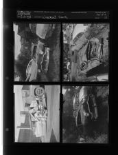 Wrecked cars (4 Negatives) (August 11, 1958) [Sleeve 13, Folder e, Box 15]