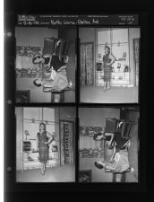 Betty Lane for Belk's ad (4 Negatives) (August 16, 1958) [Sleeve 27, Folder e, Box 15]