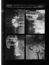 Little league at fair; Woman reading (4 Negatives) (August 22, 1958) [Sleeve 49, Folder e, Box 15]
