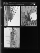 Building construction (3 Negatives) (January 17, 1958) [Sleeve 23, Folder a, Box 14]