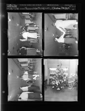 Recreation program-dancing; Christmas tree (4 Negatives), March 6-7, 1958 [Sleeve 12, Folder c, Box 14]