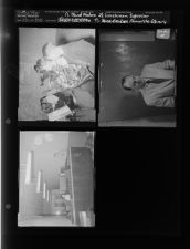 School band feature; Lunchroom supervisor; Farmville library (3 Negatives), March 11-13, 1958 [Sleeve 24, Folder c, Box 14]