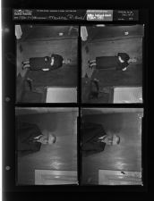 Martha Pidue; Man sitting behind desk (4 Negatives), March 20-21, 1958 [Sleeve 47, Folder c, Box 14]