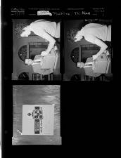 Library machine; Television head (3 Negatives) (April 1, 1958) [Sleeve 1, Folder d, Box 14]
