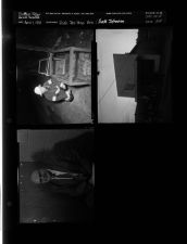 Bill and Joe's Pet Shop; Photo of Buck Johnson (3 Negatives) (April 7, 1958) [Sleeve 24, Folder d, Box 14]