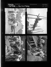 Boy Scout Meeting (4 Negatives), April 25-26, 1958 [Sleeve 26, Folder e, Box 14]