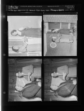 Junior Women's Club candy sale; Two men - Turnage and White (4 Negatives), January - April 1958, undated [Sleeve 5, Folder f, Box 14]
