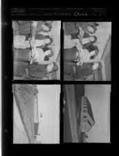 Junior class salesman; Building; Church (4 Negatives) (October 5, 1957) [Sleeve 8, Folder a, Box 13]