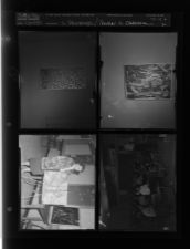 Paintings; Classroom (4 Negatives) (November 14, 1957) [Sleeve 30, Folder b, Box 13]