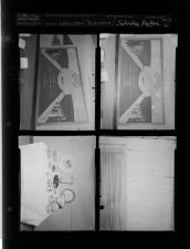 Education bulletin; Painted plates; Wall (4 Negatives) (November 14, 1957) [Sleeve 31, Folder b, Box 13]