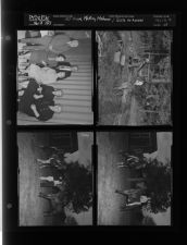 Class of 1913; Girls with horses; Making molasses (4 Negatives) (November 15, 1957) [Sleeve 38, Folder b, Box 13]