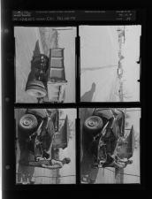 Car accident (4 Negatives) (November 18, 1957) [Sleeve 39, Folder b, Box 13]