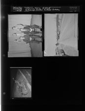 Motorcycle accident; Car accident; Morning meeting (3 Negatives) (November 19, 1957) [Sleeve 45, Folder b, Box 13]