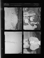 Egg feature (4 Negatives) (November 21, 1957) [Sleeve 50, Folder b, Box 13]