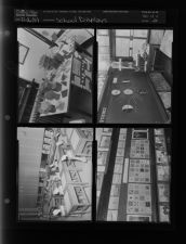 School displays (4 Negatives) (December 6, 1957) [Sleeve 20, Folder c, Box 13]