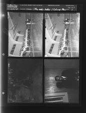 Choir; Man; Person under ladder (4 Negatives) (December 17, 1957) [Sleeve 3, Folder d, Box 13]