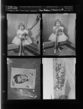 Machinery ad; Adrianne Garner; Dean Hudson (4 Negatives)  (May 9, 1957) [Sleeve 28, Folder a, Box 12]